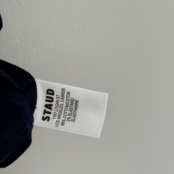 STAUD Navy Marlowe Mini Dress XS - Picture 6 of 8